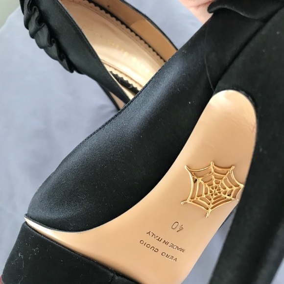 *sold off Poshmark*Charlotte Olympia Heels - Picture 4 of 4